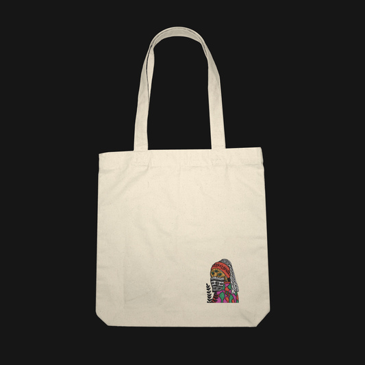 PalestiCat Tote Bag by Shiboi Wear, IG-worthy with XNZX elegant tapestry