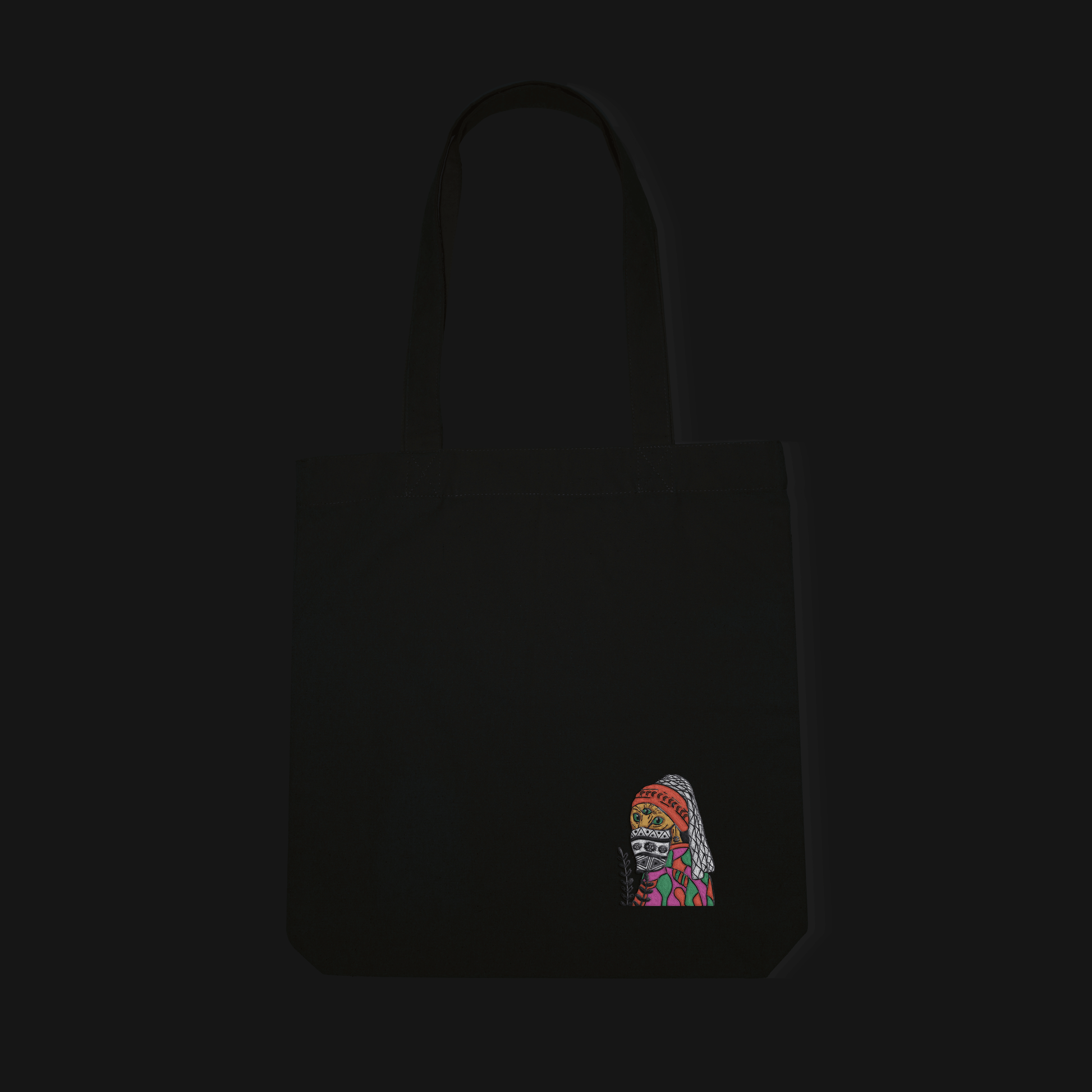 PalestiCat Tote Bag by Shiboi Wear, IG-worthy with XNZX elegant tapestry