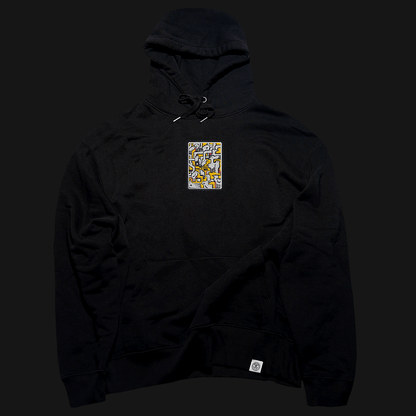 Viral Without Title 3 hoodie featuring silent XCXC pattern by Karim Abu Shakra